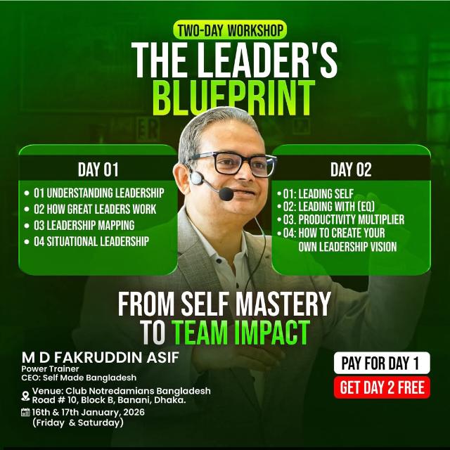 The Leader's Blueprint — Two Day Workshop banner